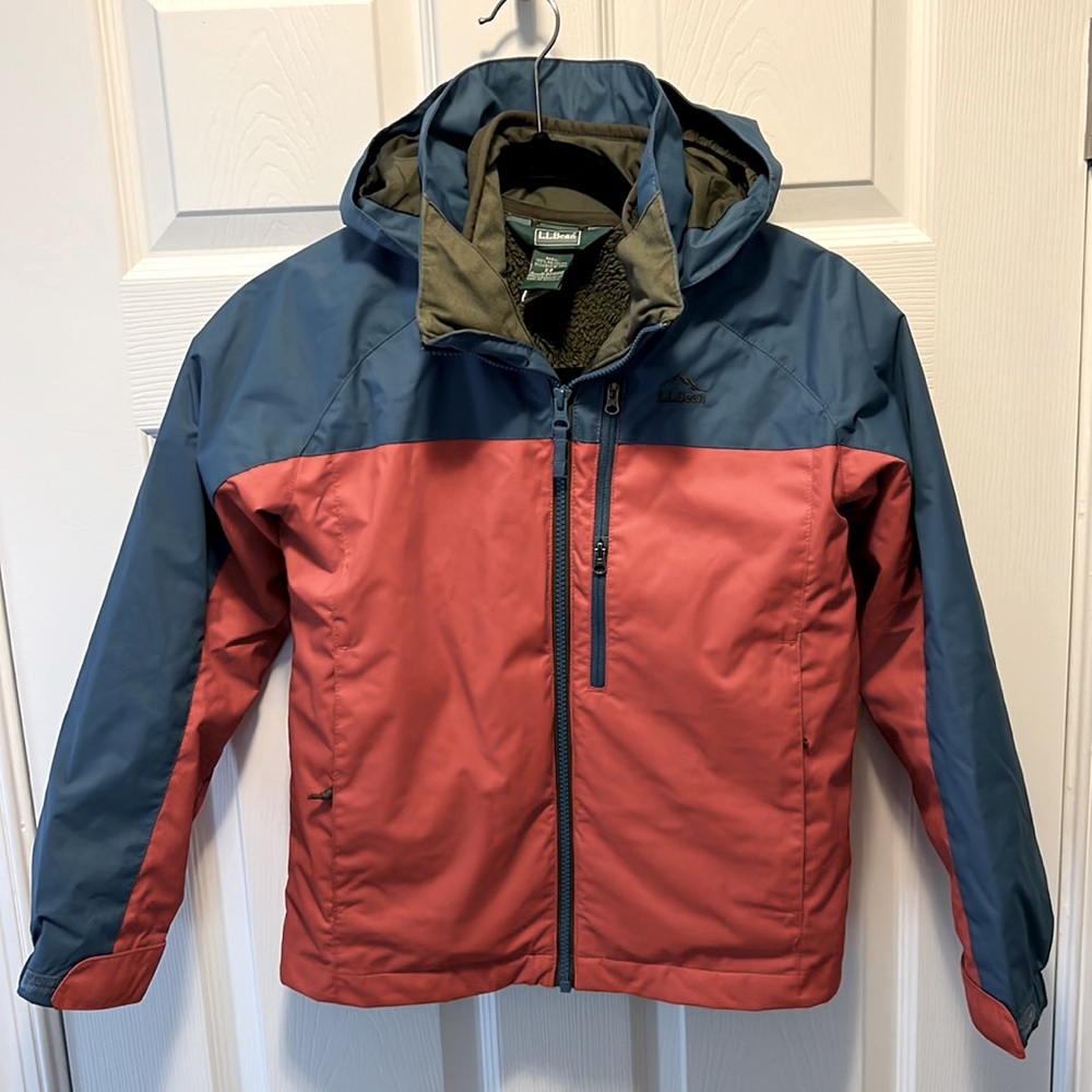 LLBean kid’s 3-in-1 fleece-lined jacket